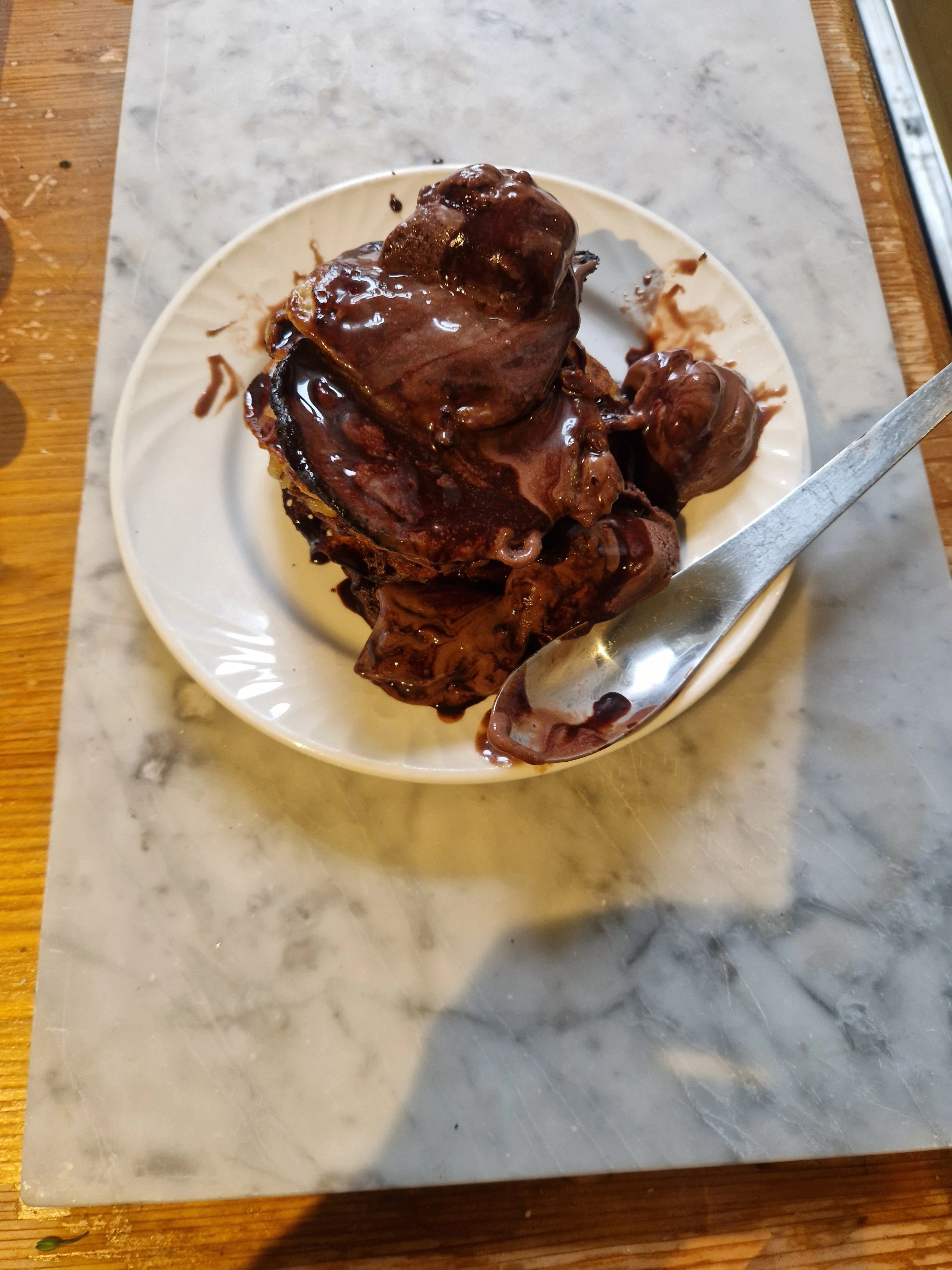 Vegan Chocolate Pancakes