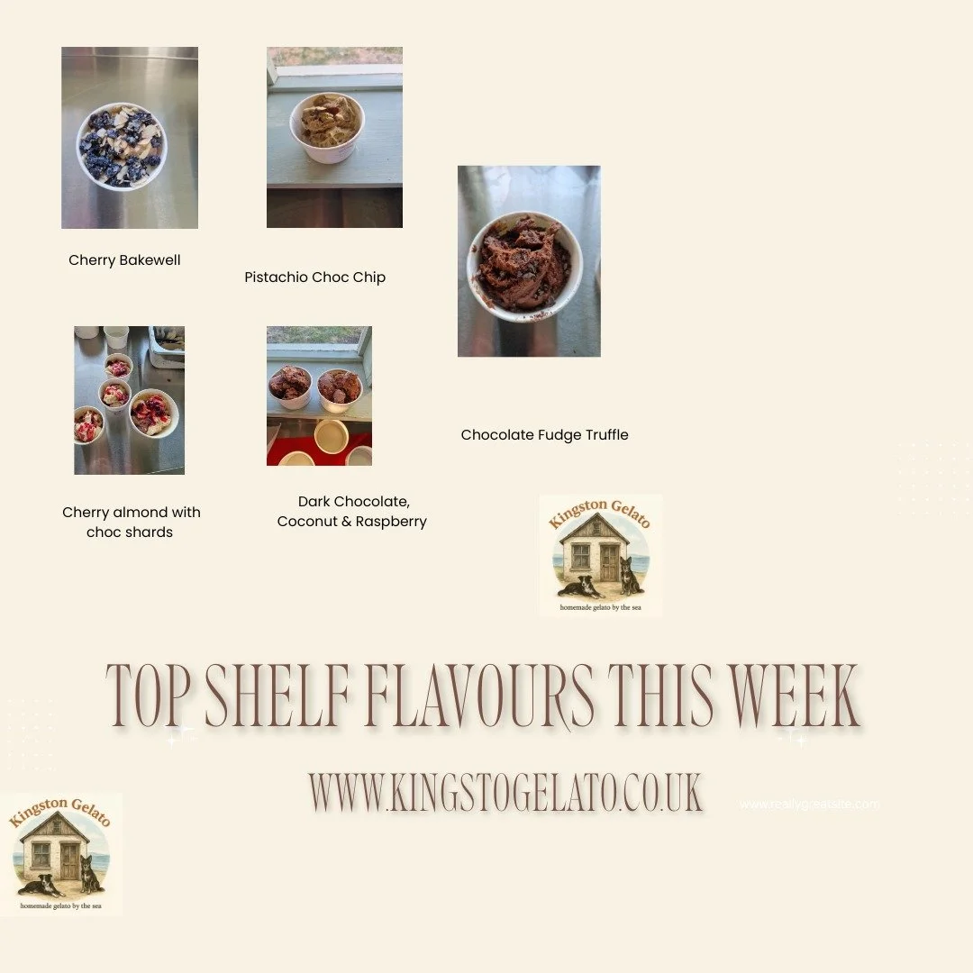 A few nutty flavours in the shack this week. It's been great working with almond paste and freeze-dried raspberries.

Back into the shack this weekend to work on a special nut-free range.

But for now - these are my top shelf, top picks.

#vegangelat