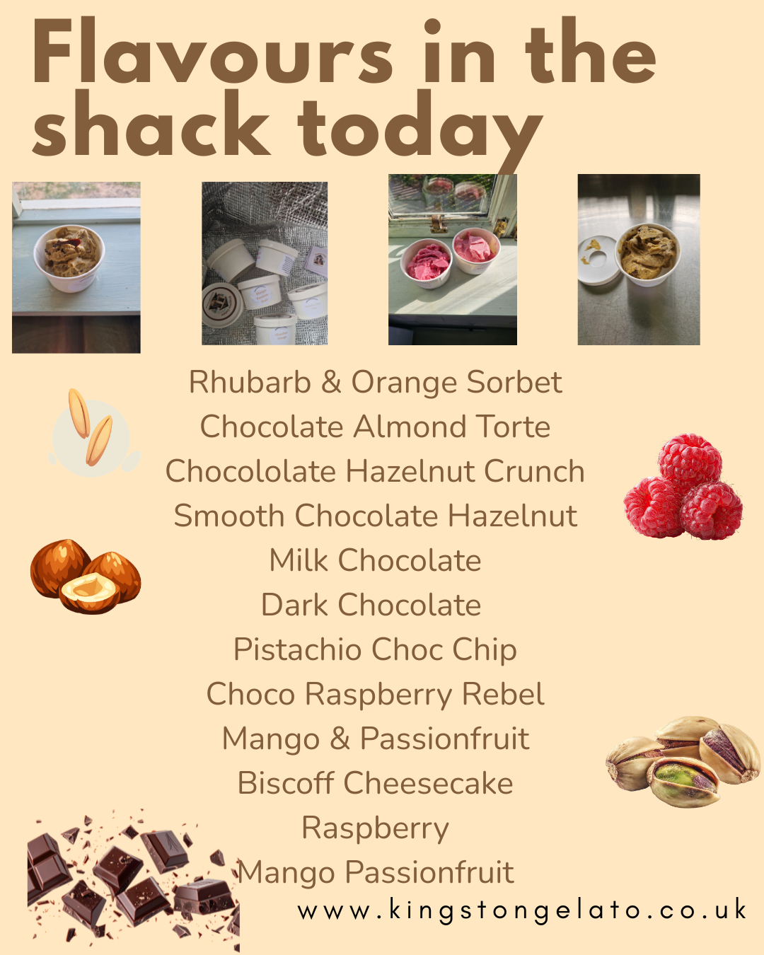 Easter Sunday - Flavours in the shack and how to order