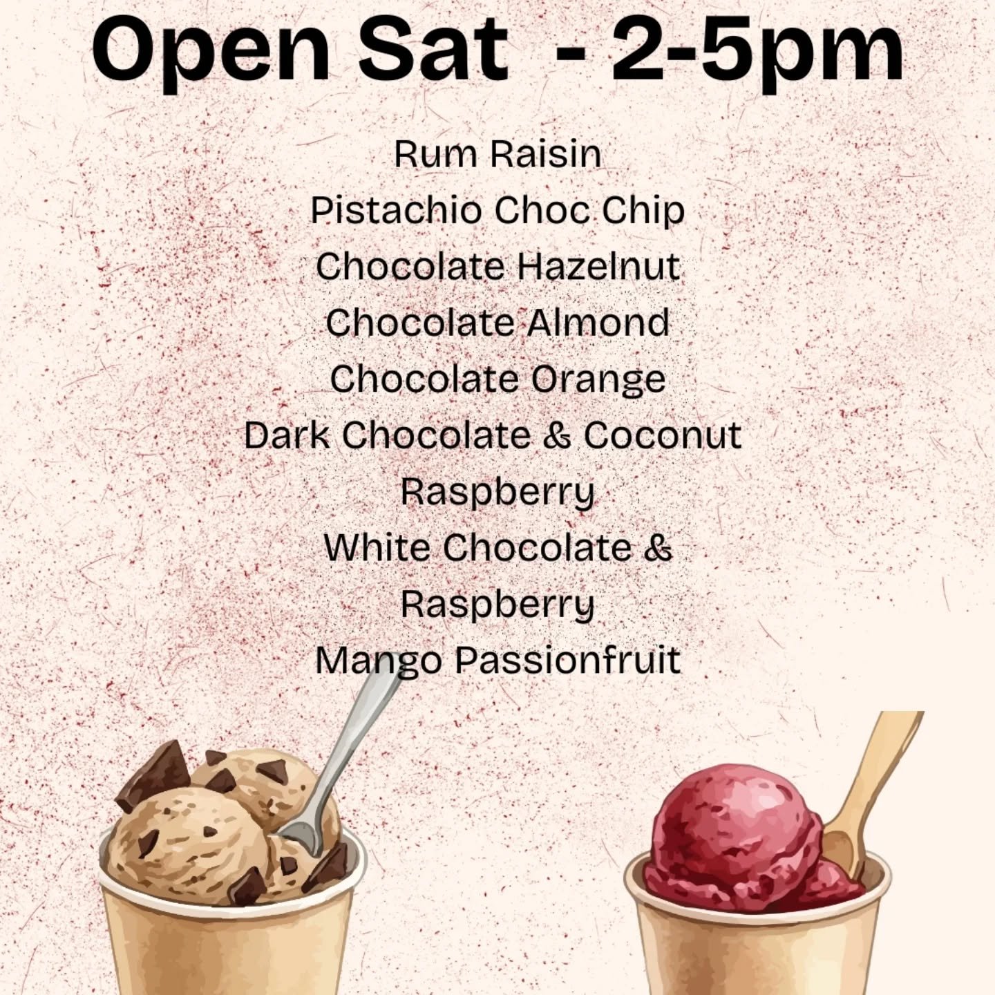 Variable weather today but that's okay. We can deal with that.

I'll be in the shack this afternoon to get some fav flavours back in the shack.

#shoplocal #handmade #gelato #moraycoast #kingstonmoray