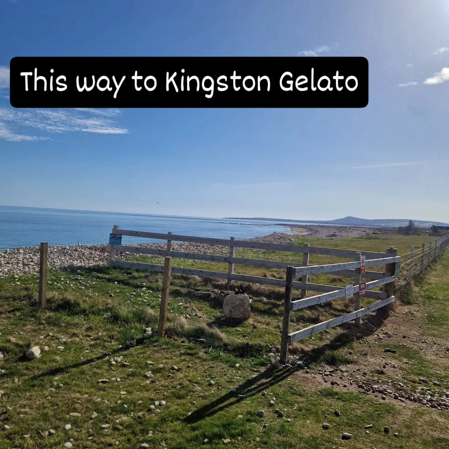 When walking from the Lein carpark.

Is today the end of our spring heatwave?

Maybe but next comes summer.

#moraycoast #shoplocal #gelatoweather #summeriscoming☀️ #dairyfree