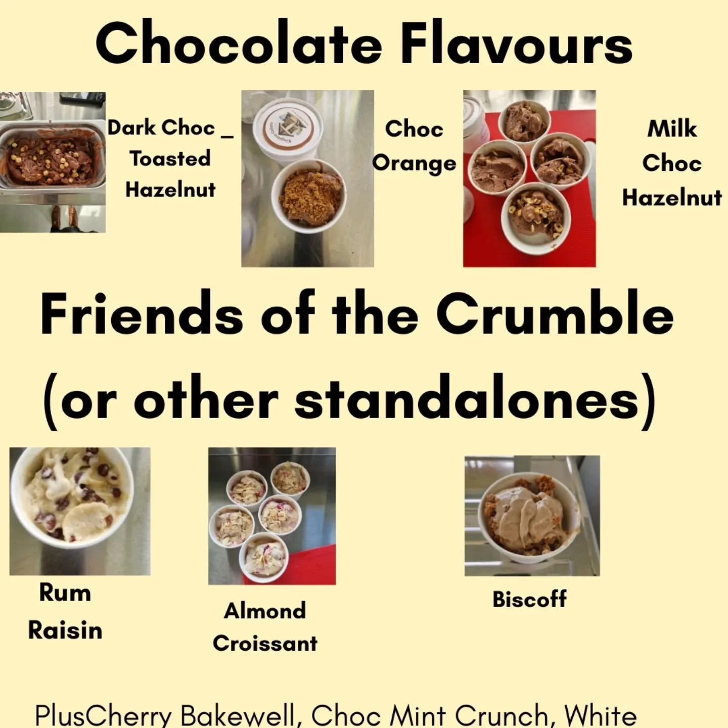 Brrrr, it's cold out there. I can vouch for the Rum Raisin, Biscoff and Almond Croissant flavours being delicious accompaniments to warm desserts.

And just vouch for the others in general.

#dairyfreedesserts #shoplocal #madeinmoray #kingstongelato 