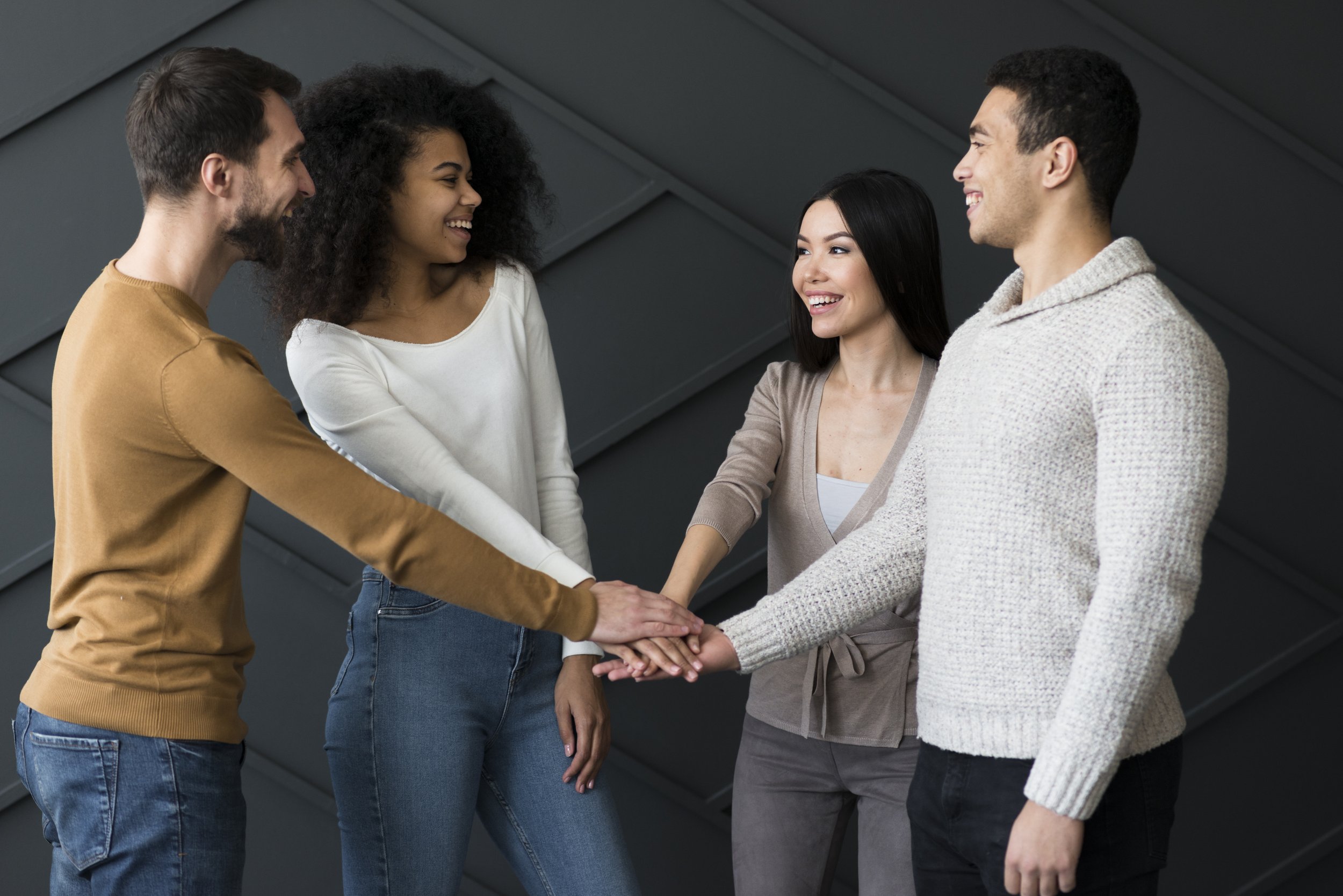 Men supporting women on women’s equality day - Calm Harbor Counseling