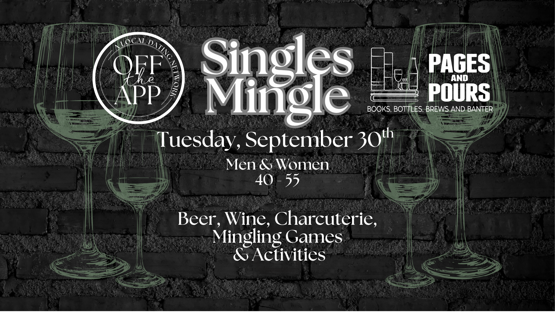 Singles Mingle @ Pages & Pours