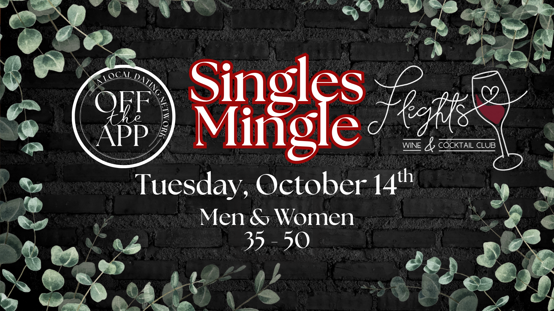 Singles Mingle @ Flights Wine and Cocktail Bar