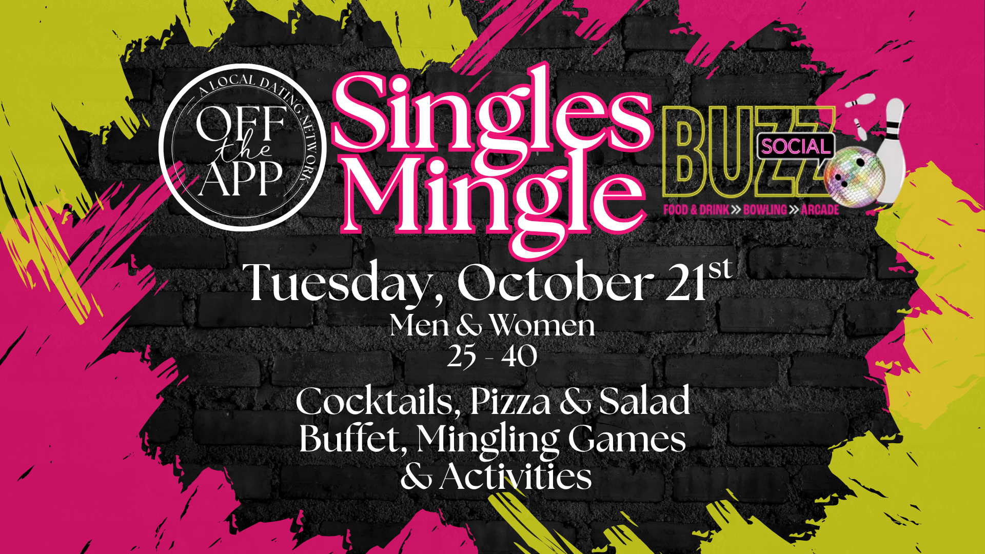Singles Mingle @ Buzz Social