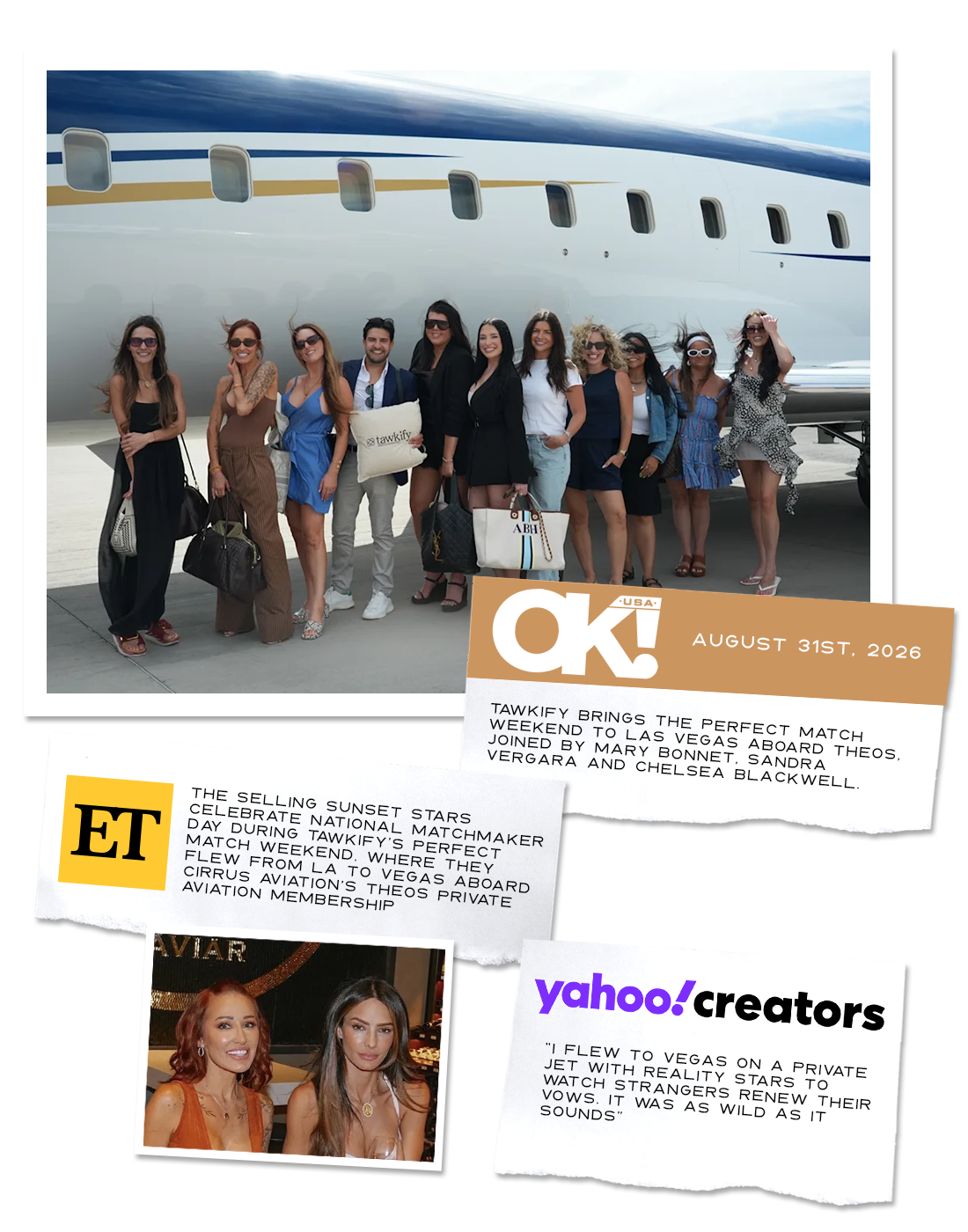 Tawkify x Cirrus Aviation National Matchmaker Day Campaign (PRINT)