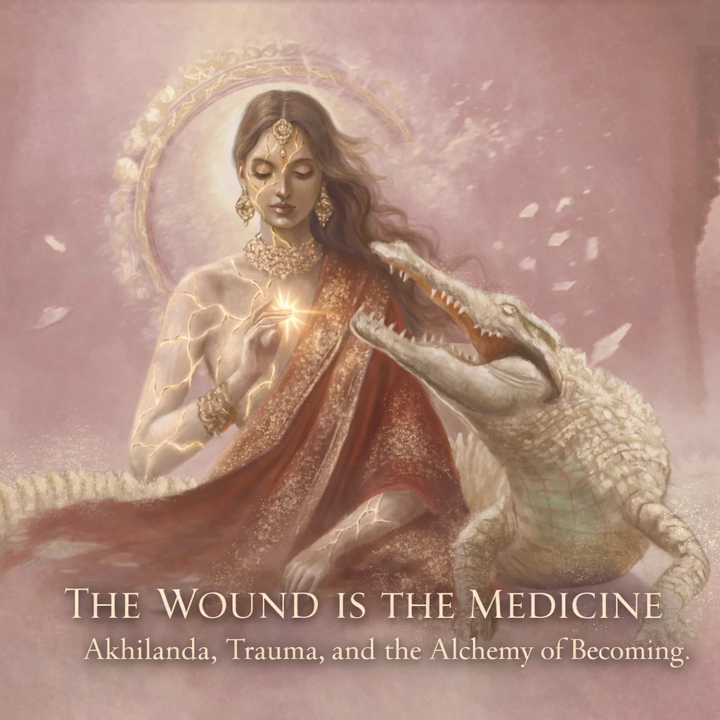 The Wound Is the Medicine: Akhilanda, Trauma, and the Alchemy of Becoming
