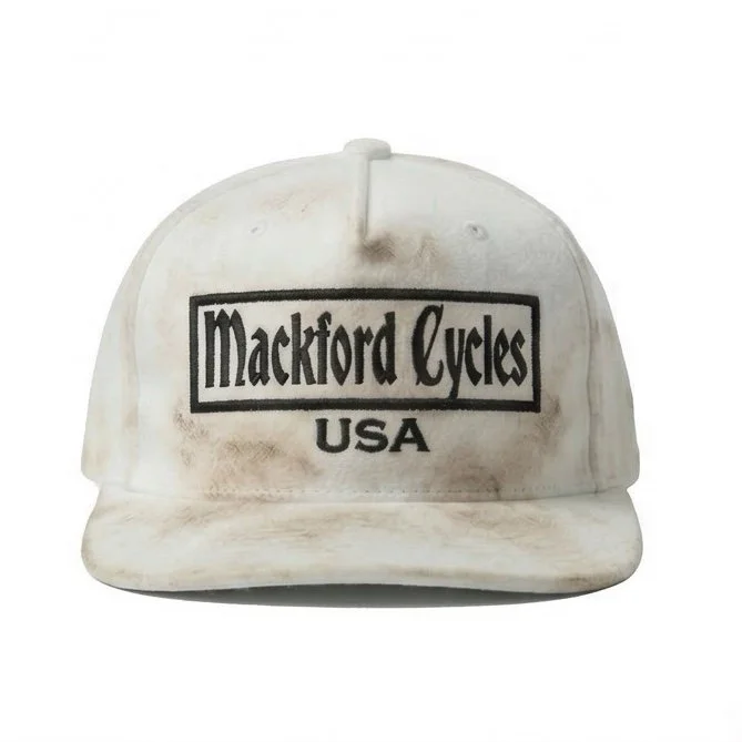 MACKFORD CYCLES USA HAT WHITE