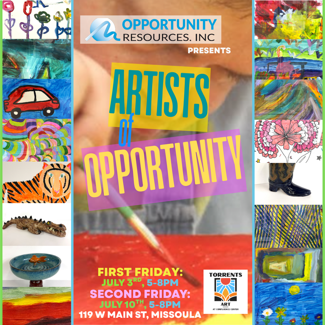 July SECOND Friday- Artists of Opportunity 