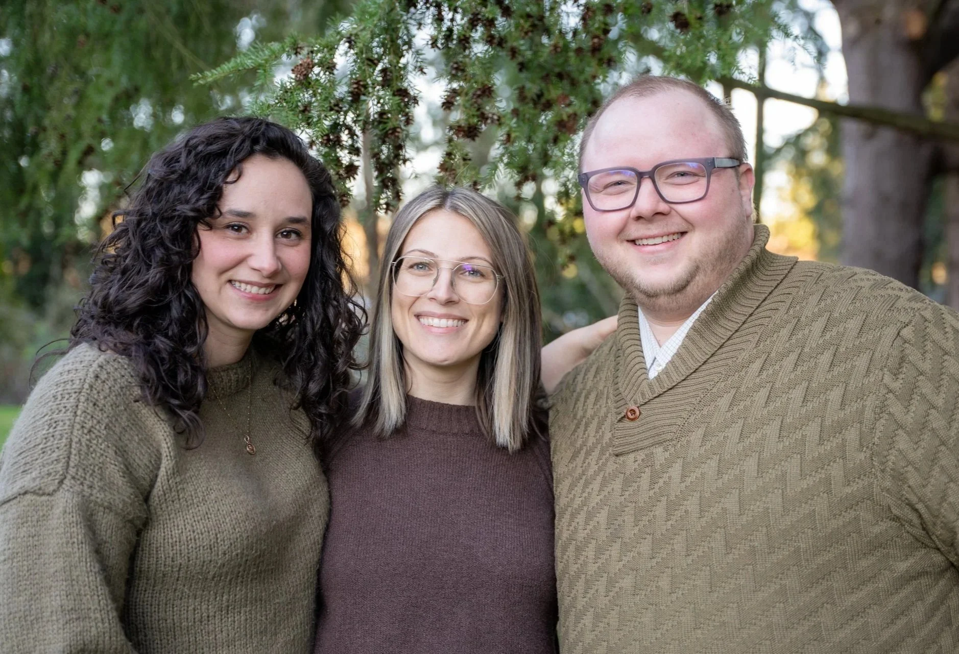 Dr. Jessica Farrah, Lauren Allyn, Dr. Tyler Ellis; also known as Team Harmony.