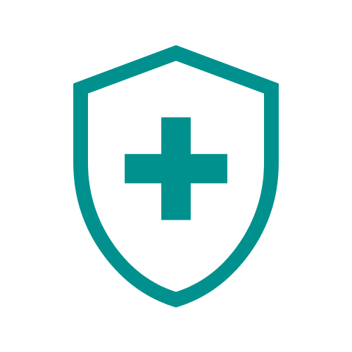 First aid medical icon cross.