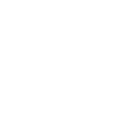 White star shape with an outline on a black background.