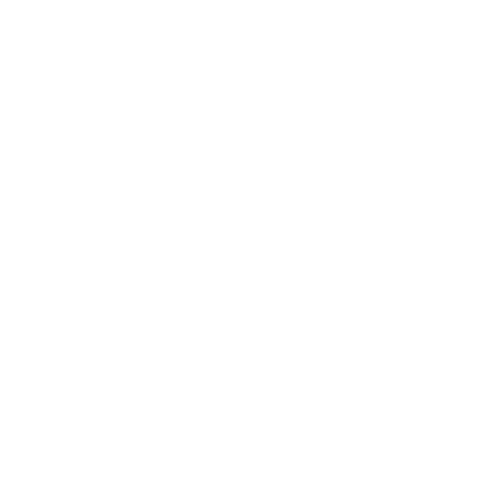 Icon of a house with a triangular roof, central door, and circular window above the door.