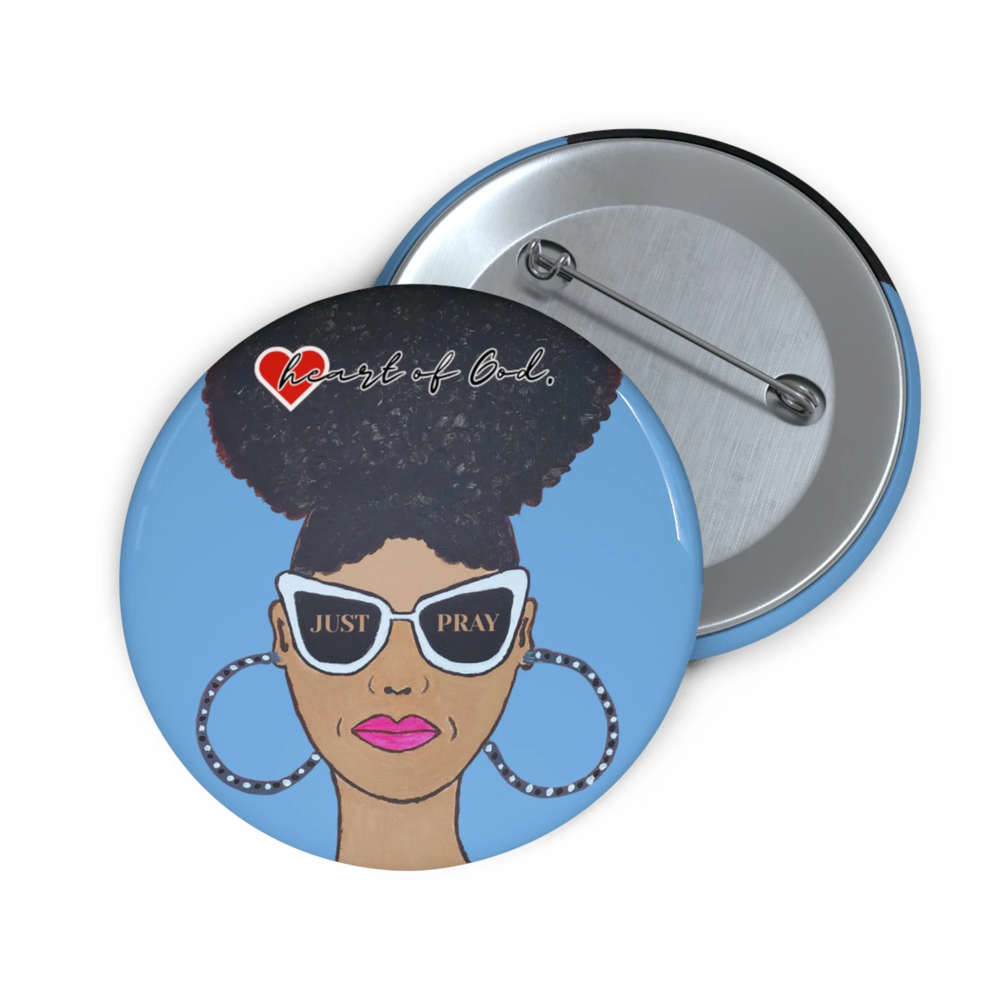 "Just Pray" Pin Button