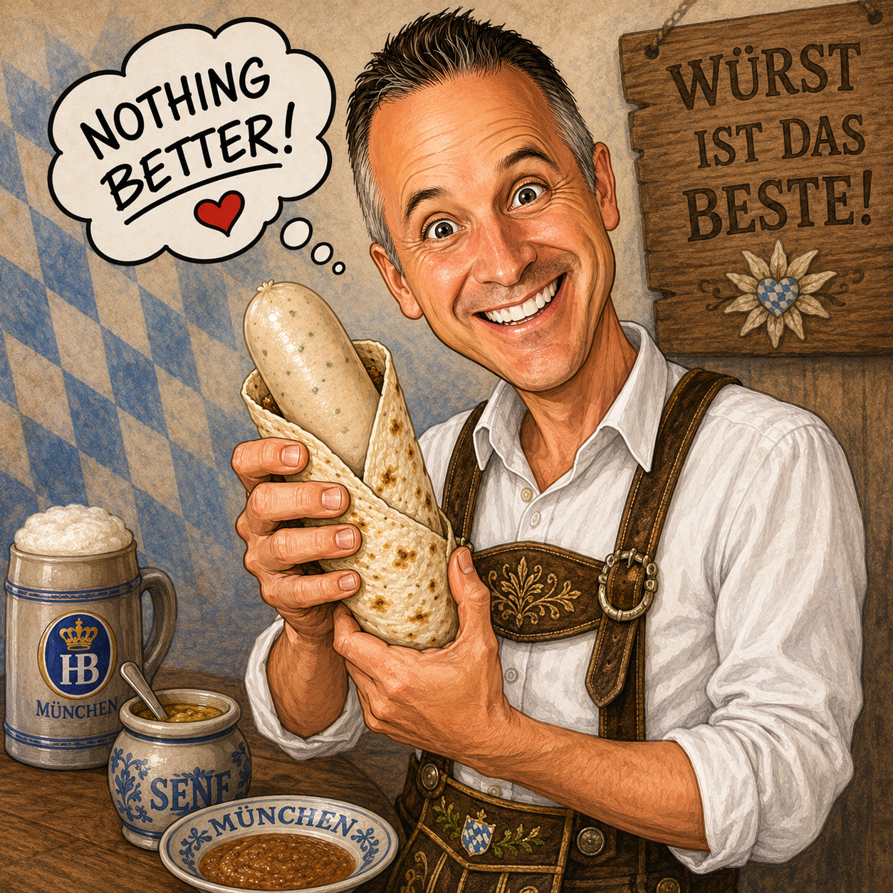 The White Wurst Wrap