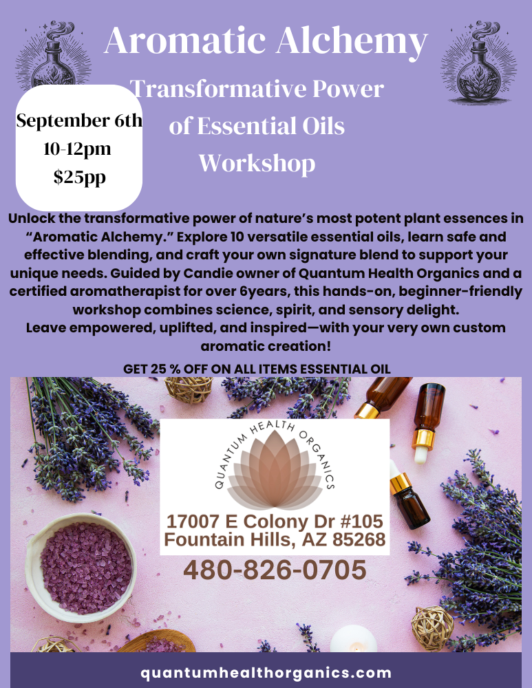 Aromatic Alchemy Essential Oils Workshop