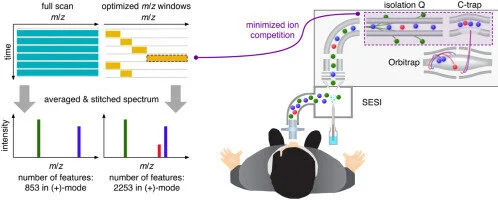 Minimizing ion competition boosts volatile metabolome analysis by secondary electrospray ionization orbitrap mass spectrometry