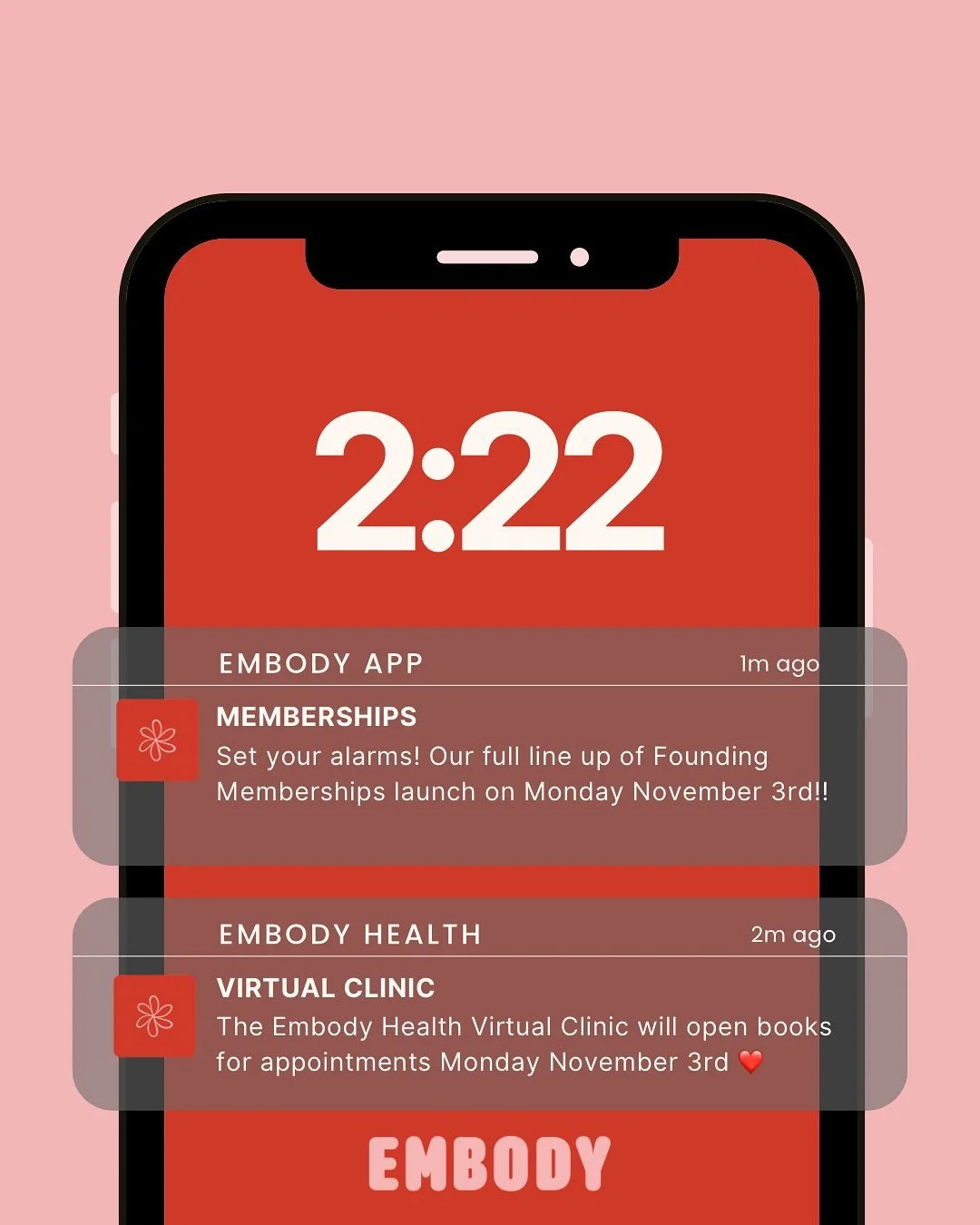You thought we were done? That was just the warm-up.
Set your alarms.
We’re just getting started.
Our virtual clinic and FULL Membership reveal launches 11.3.2025
#joinembody 
❤️🩷