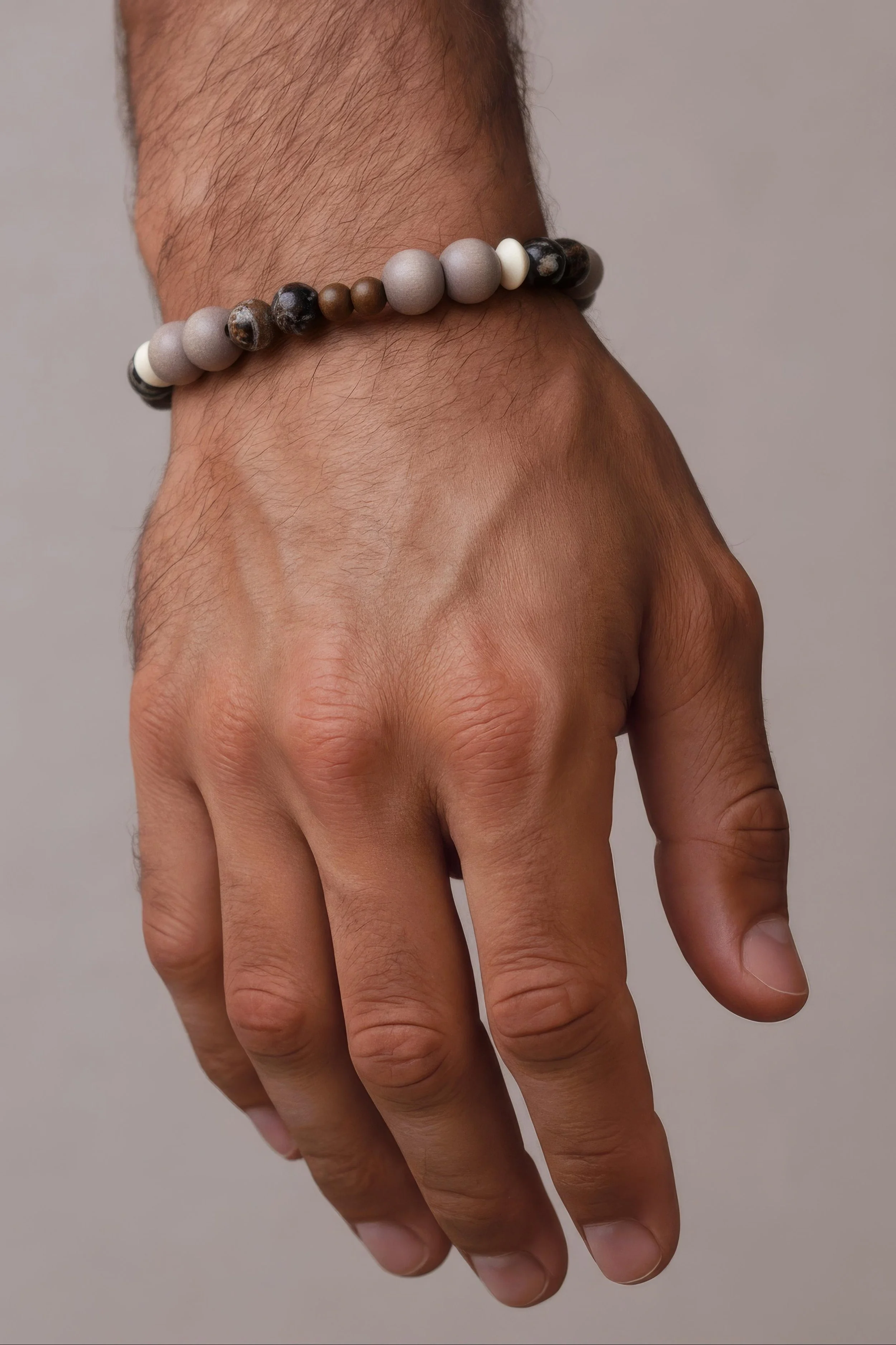 Bracelet Homme Agate et bois Taupe.jpg