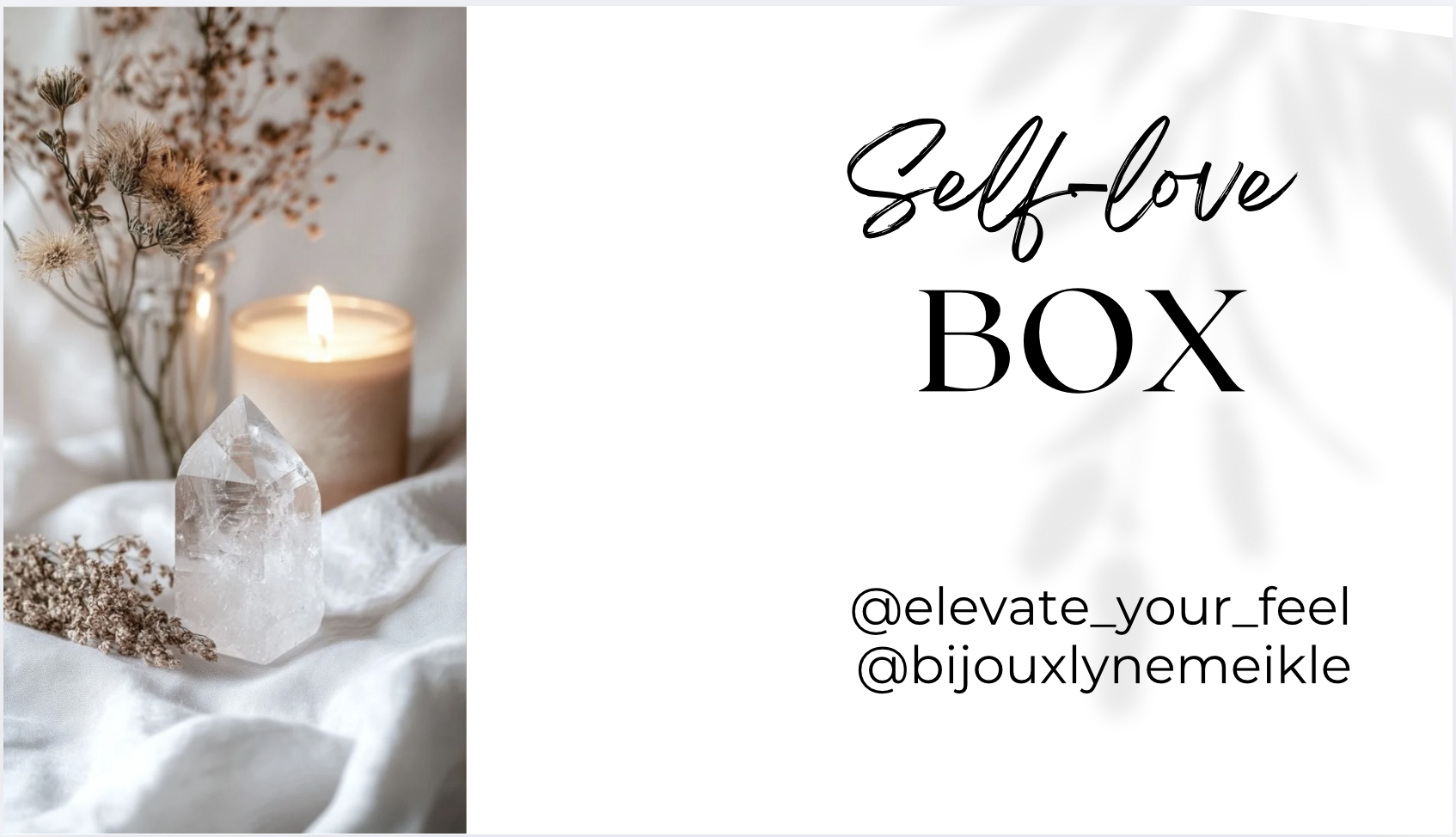 Coffret Amour de Soi avec Boucles d'oreilles de quartz rose et howlite blanche avec huile essentielle magnolia de do terra