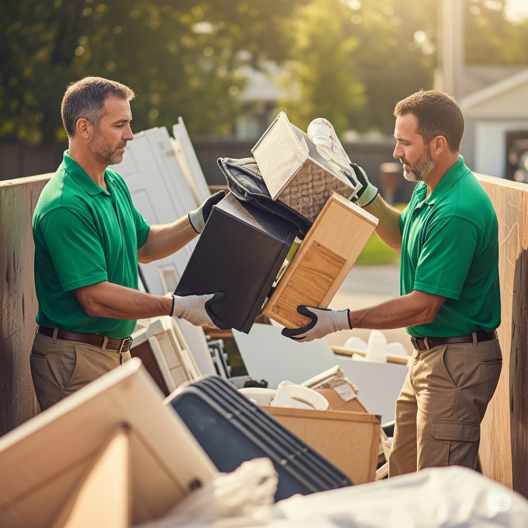 Junk Removal during a Garage Clean-out