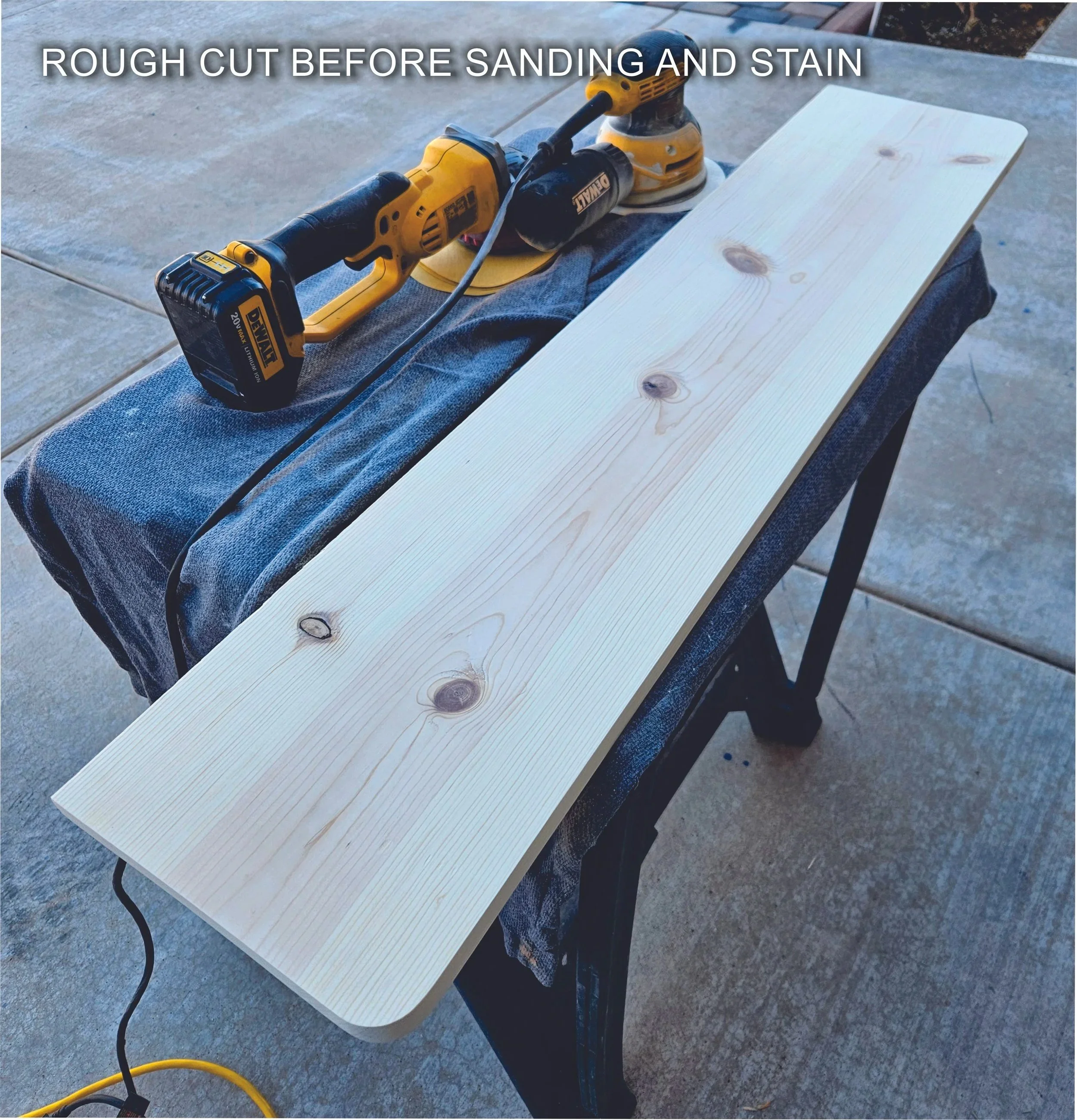 Cutting wood for shelves