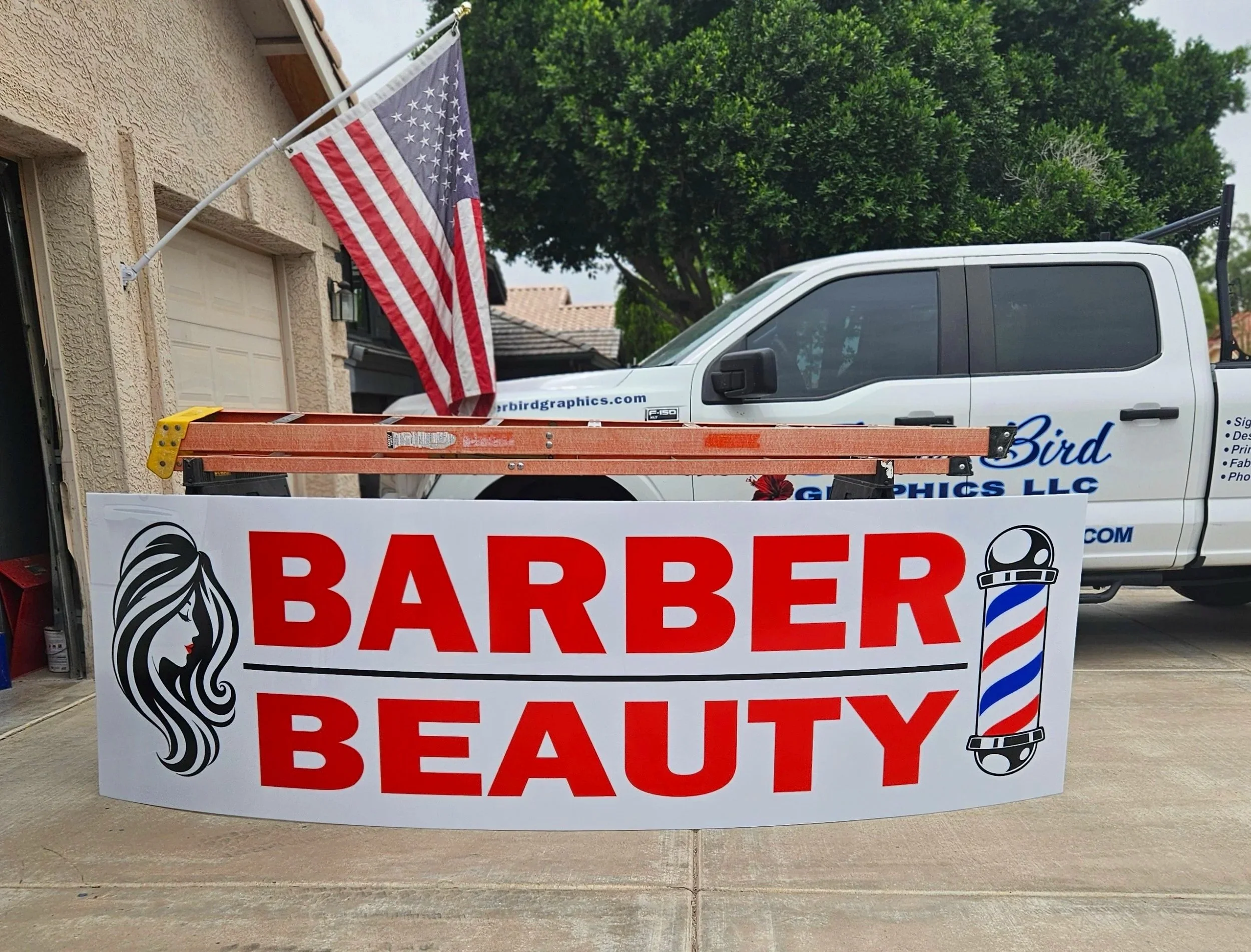 3' by 10' Acrylic Face With Vinyl Graphics 