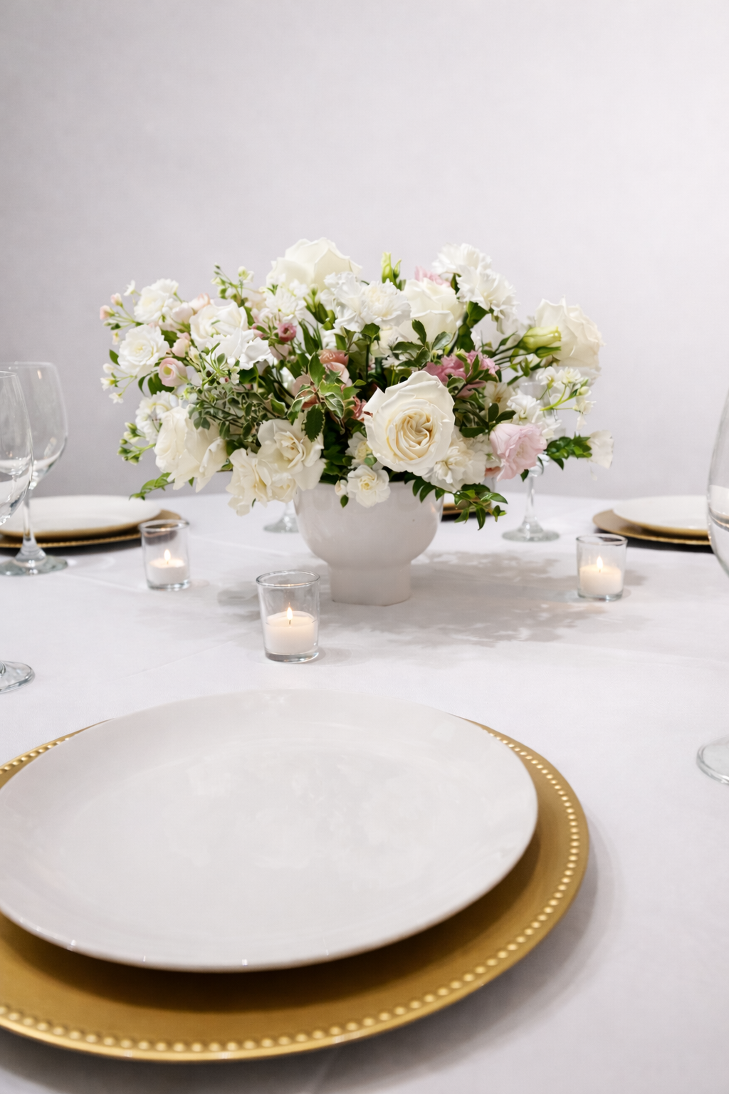 Blushing Low Centerpiece