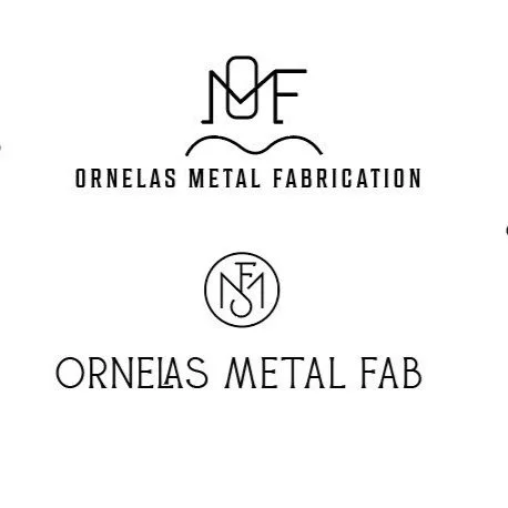 Logo for Ornelas Metal Fabrication with stylized text and circular emblem.