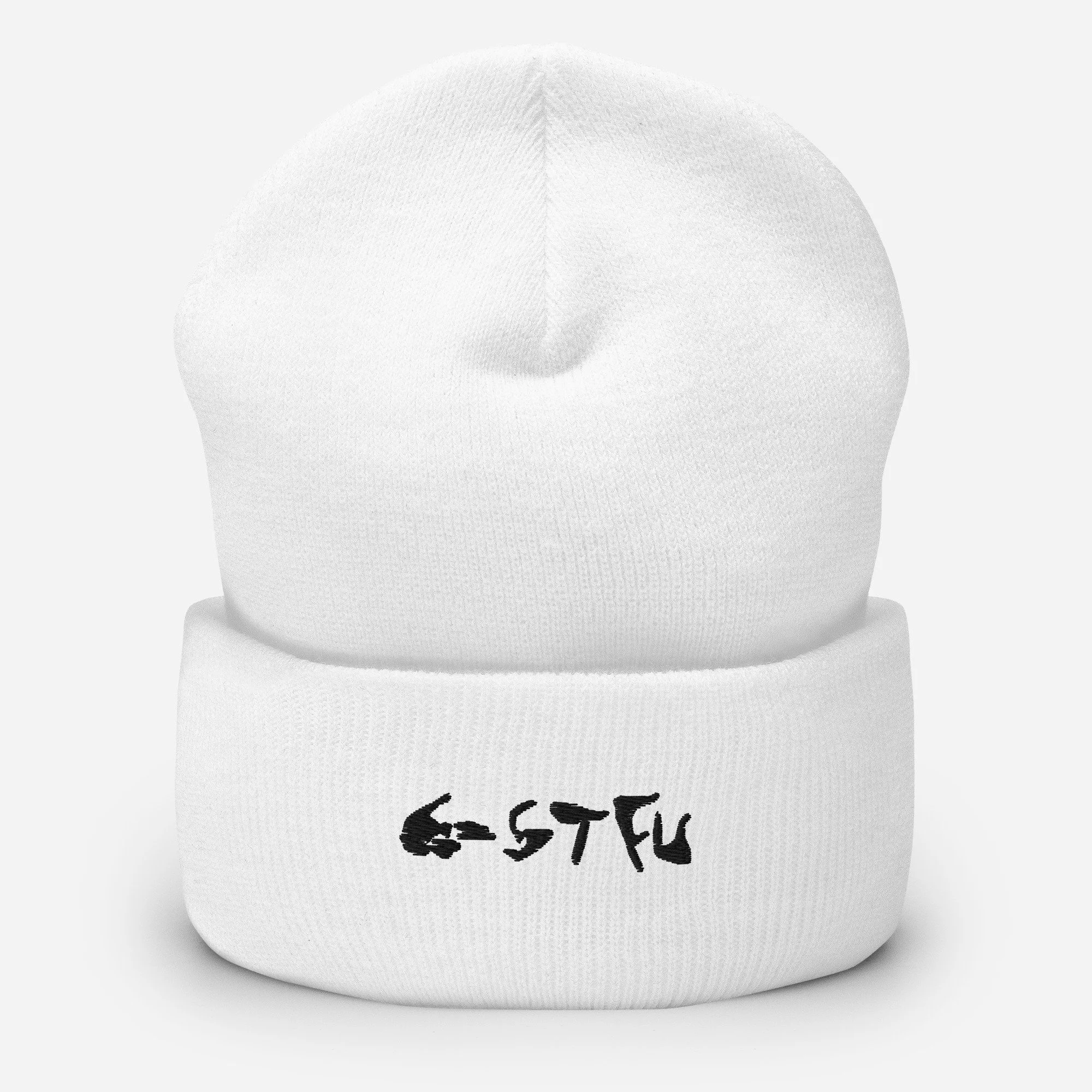 STFU Cuffed Beanie – Standing Tall Face Unknown