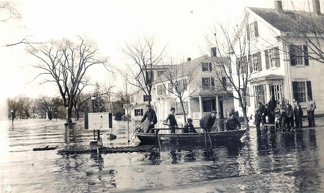 1936 Flood on Haverhill Street- Andover Historical Society