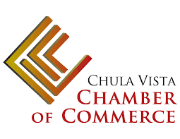Logo of the Chula Vista Chamber of Commerce, a community partner of Vulcan Mission Gorge, recognizing the company's commitment to business growth, economic development, and strengthening local communities.