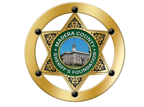Logo of the Madera Sheriff's Foundation, a community partner of Vulcan Mission Gorge, highlighting the company's support for cadet scholarships, K9 training, and initiatives that strengthen public safety.