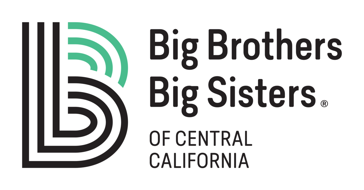Logo of Big Brothers Big Sisters of Central California, a community partner of Vulcan Mission Gorge, highlighting the company's commitment to youth mentorship, community investment, and lasting partnerships that support children and families.