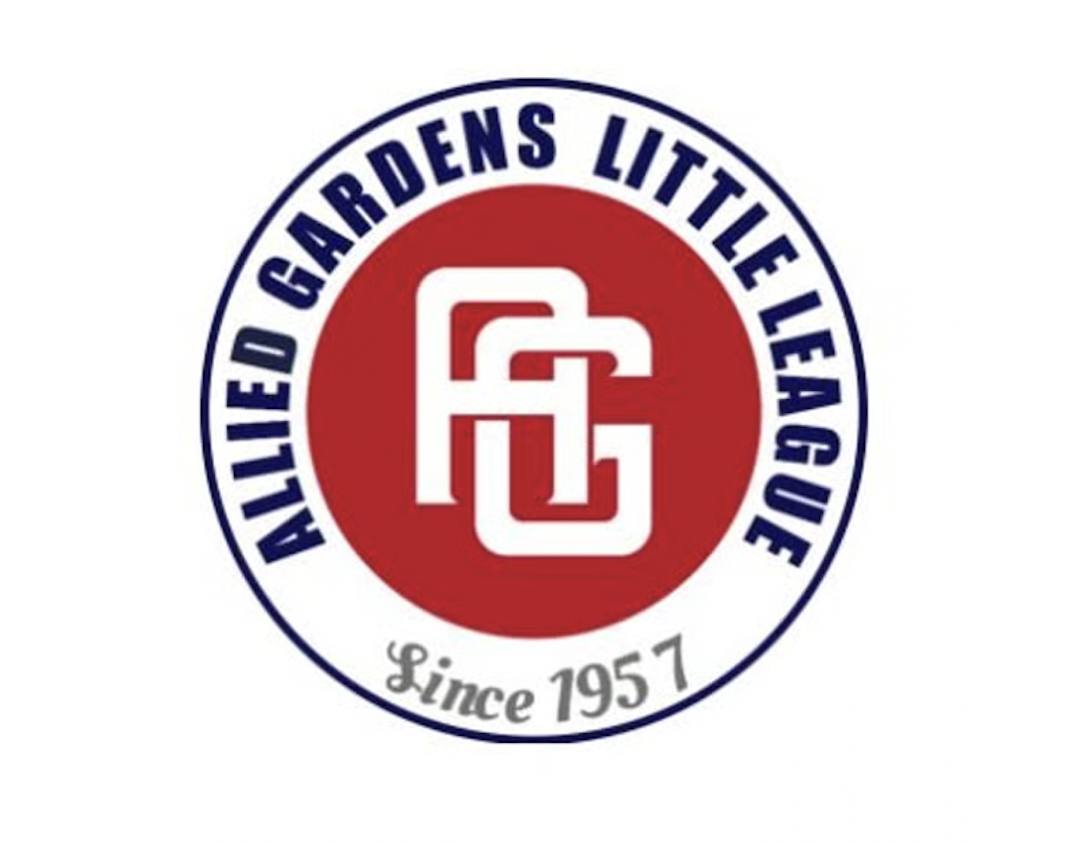 Logo of Allied Gardens Little League, a community partner of Vulcan Mission Gorge, highlighting the company's commitment to local investment, safer public spaces, and stronger San Diego neighborhoods.