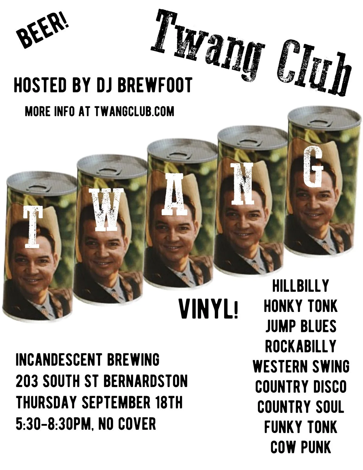 TWANG CLUB w/DJ Brewfoot