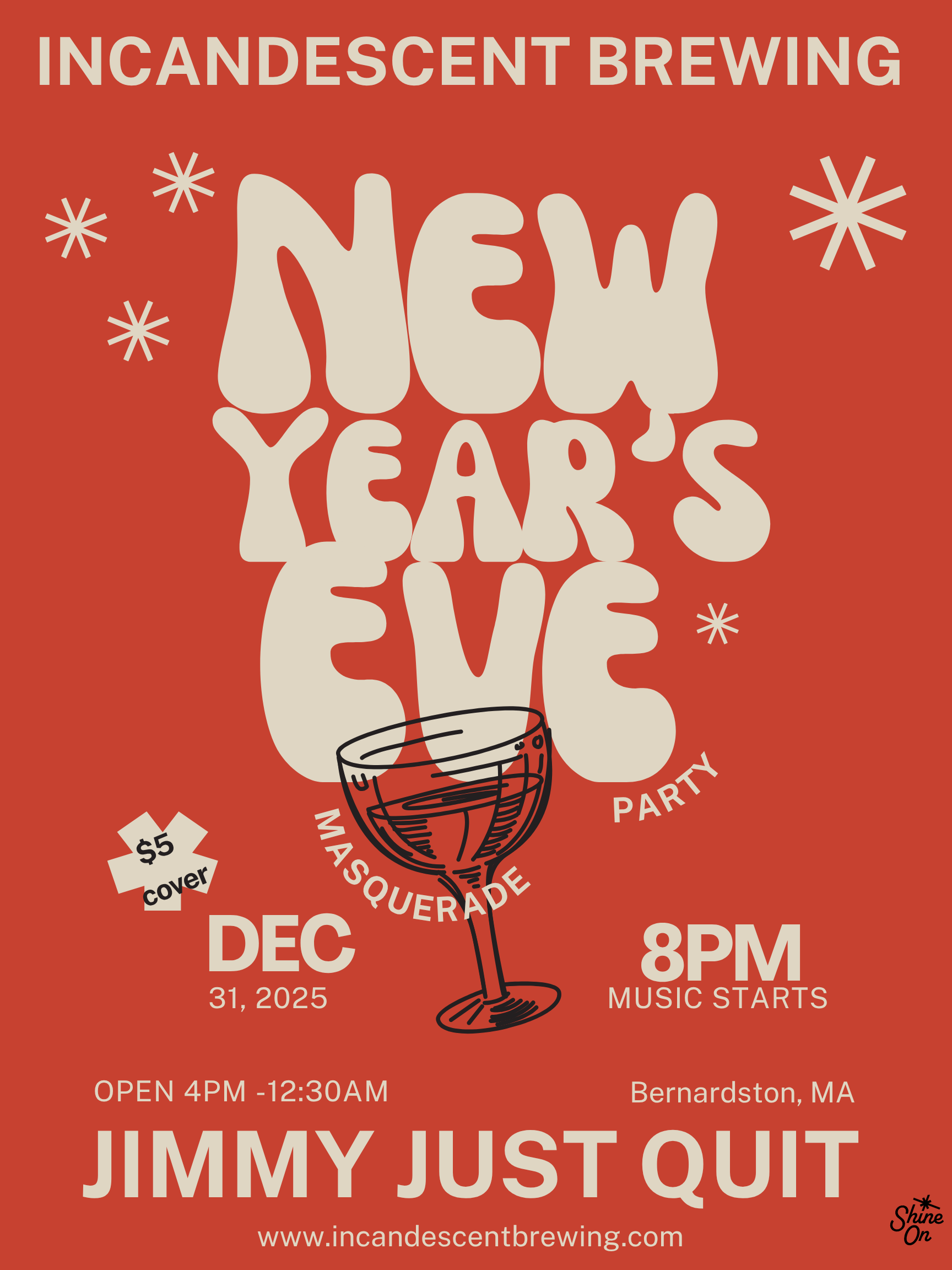 New Year's Eve Fete with Jimmy Just Quit