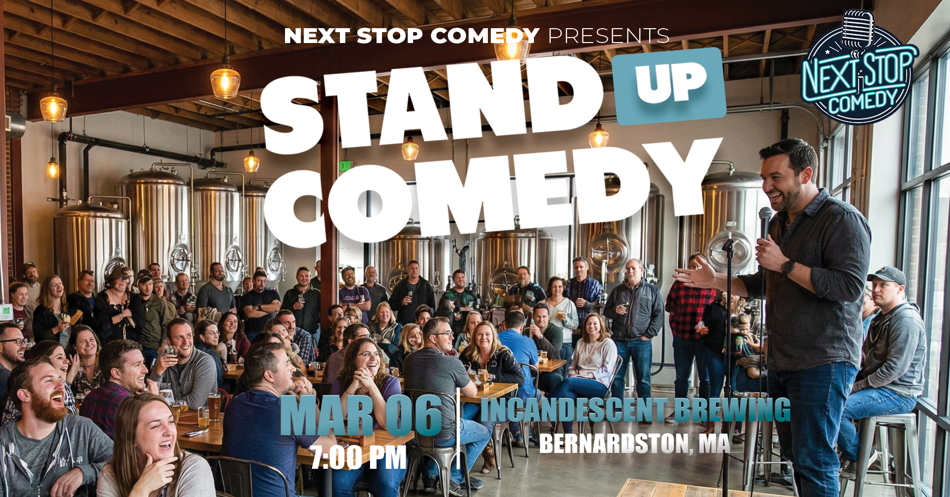 NEXT STOP COMEDY: Ticketed Event