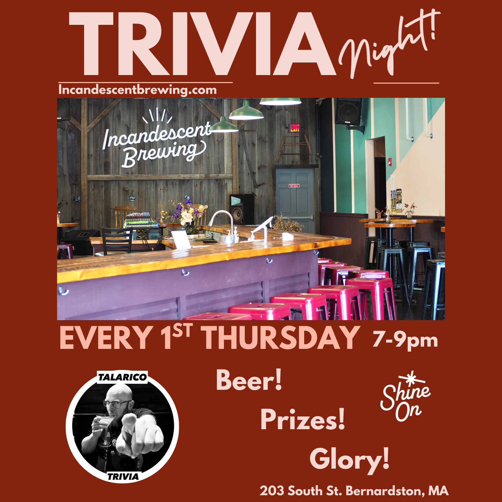 TRIVIA NIGHT with TALARICO TRIVIA