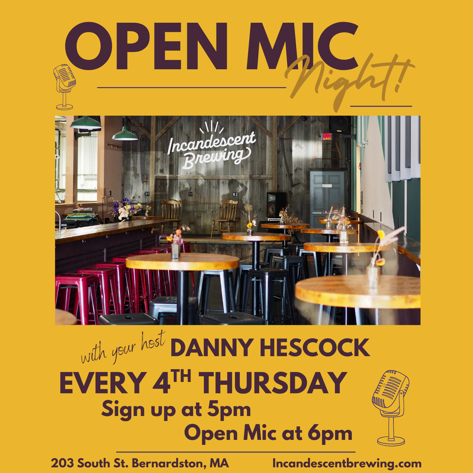 August Open Mic w/Danny Hescock