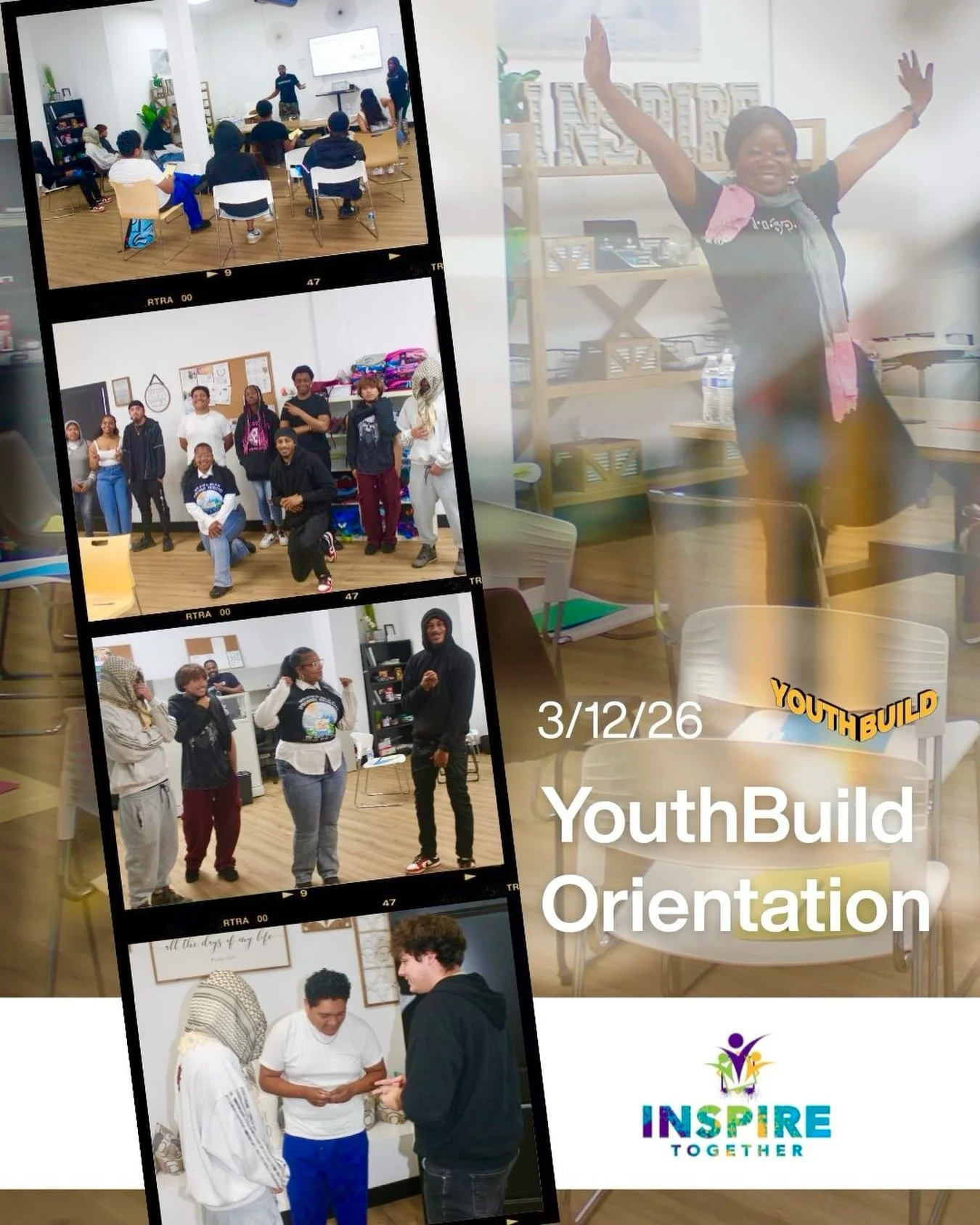 YouthBuild Orientation last week was a success. Participants had the chance to learn about the program, what to expect in the weeks ahead, and meet their fellow peers. It was a great time connecting, asking questions, and starting to build a communit