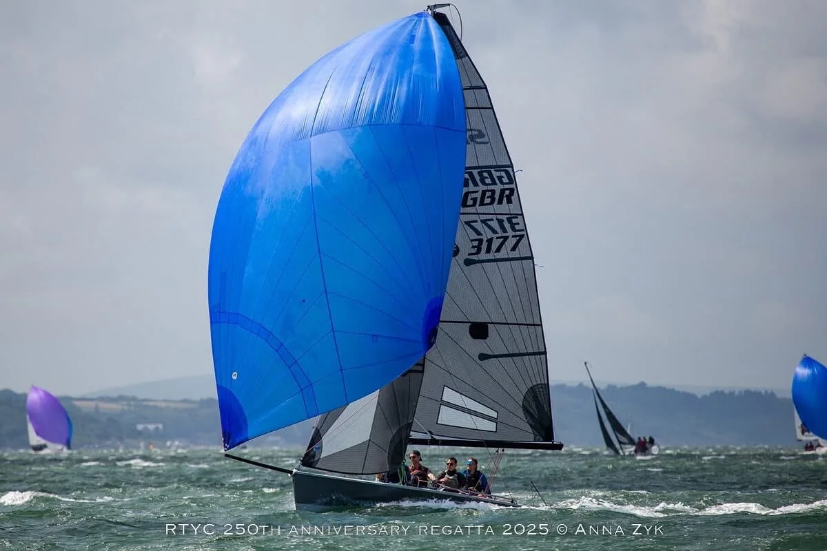 What a superb weekend! We swapped the desk for the #solent over the past few days, racing our SB20 in the @royalthamesyachtclub 250th Anniversary regatta.

Back now to the office - still looking at boats, just now back on paper and screens rather tha