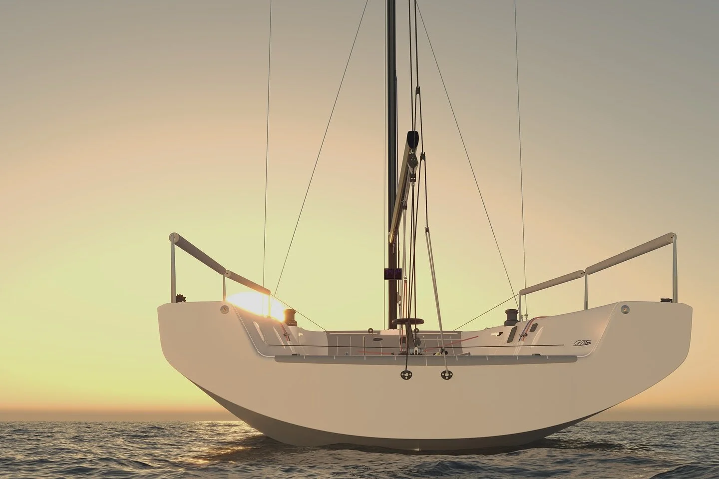 Our work with GTS YACHTS involved closely working together to create the next generation of lightweight, affordable, fun and timeless 30ft racing yacht for the one design market.

Simple sail controls, removal of those pesky running backstays and inn