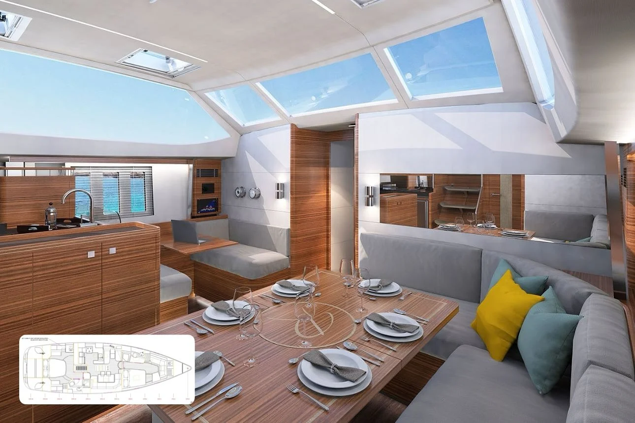 We Love interiors! 

Working with an esteemed UK builder, we worked to redesign their successful raised saloon range of yachts into a new, exciting lower saloon variant, filled with open space, spectacular head room and a flowing layout with minimal 