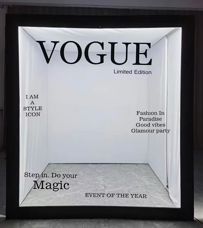 Vogue-Style Glam Booths Are the New Must-Have

A sophisticated, high-fashion way to celebrate.

 Capture the moment. Tell your story. Steal the spotlight.

Transform Your Event Into a Vogue Moment

Make your guests feel like celebrities with our Maga