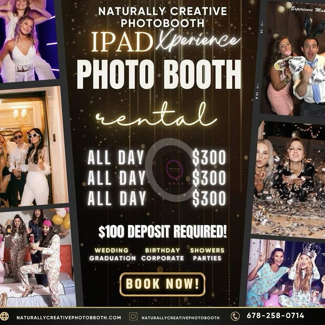 Quit messing around and book us now! 😎 Your event won&rsquo;t be the same without THE must-have BOOTH that everyone raves about! 🔒🔥

Don&rsquo;t wait, reserve your spot now! Click the link in the bio!&rdquo;

#naturallycreativephotobooth  #CLTEven