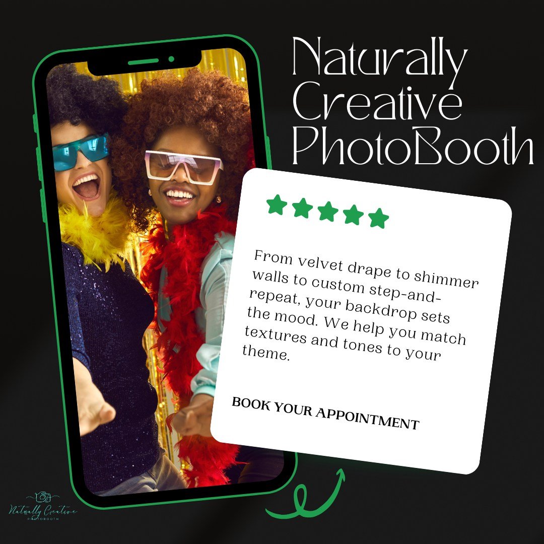 Welcome to Charlotte's Ultimate Photo Booth Experience!
Enhance your event with a wide selection of props, beautiful backdrops, and immediate keepsakes. Ideal for weddings, social gatherings, and corporate functions.
We proudly serve both South and N