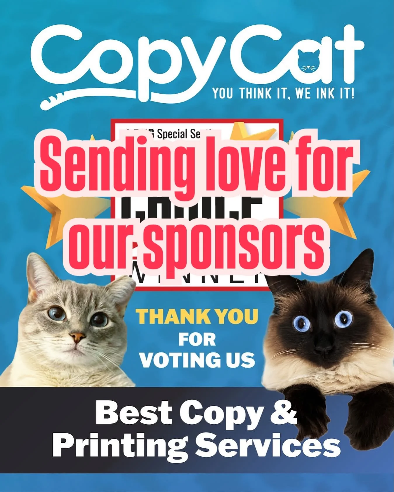 Big love and shout out to @copycatink for the generous support for Market Street Market! 

The Valley has so many family run small businesses, it is easy to take for granted how amazing that makes our area. Thank you Amanda!!!

In, 1985, CopyCat was 