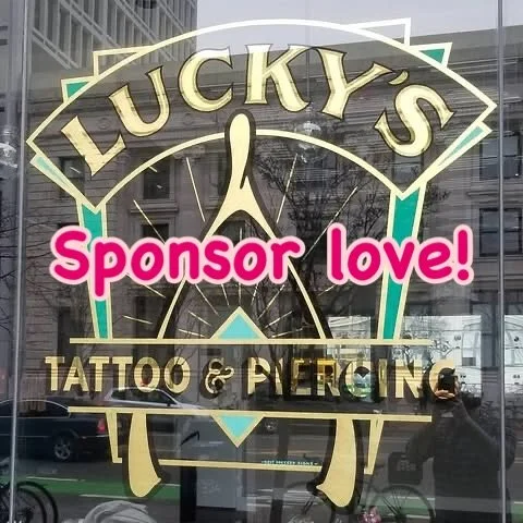 Super big love and shout out to @luckysnoho support for Market St Market THANK YOU! This year is going to be so much fun! I don&rsquo;t know anybody who doesn&rsquo;t love Lucky&rsquo;s. 

Lucky&rsquo;s Tattoo and Piercing&nbsp;of Massachusetts is ow